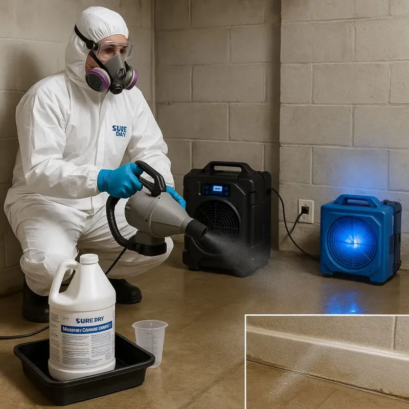 Sanitization and Odor Removal process in Orlovista, FL